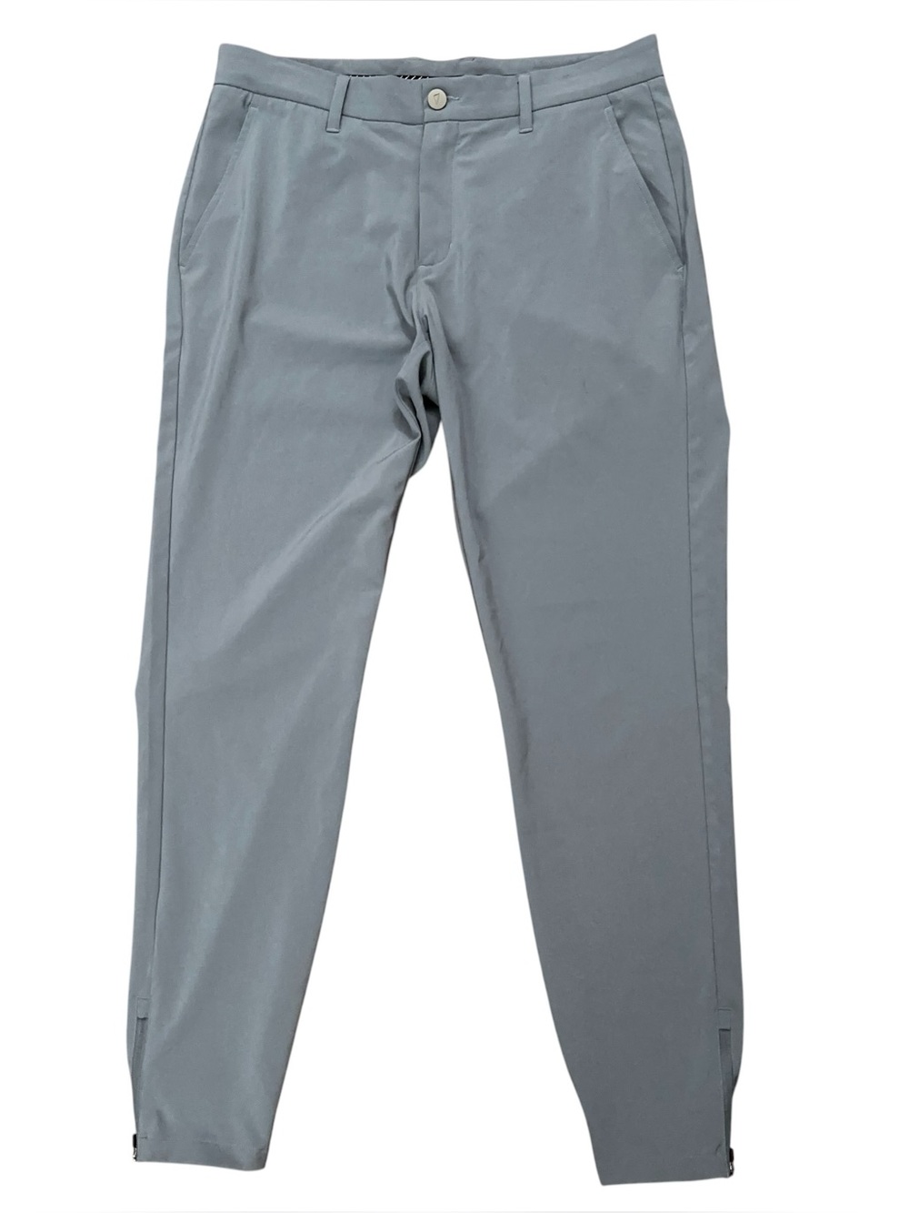 Primo Joggers Mens Size 30 Regular Fit Golf Pants Performance Stretch Zip Gray